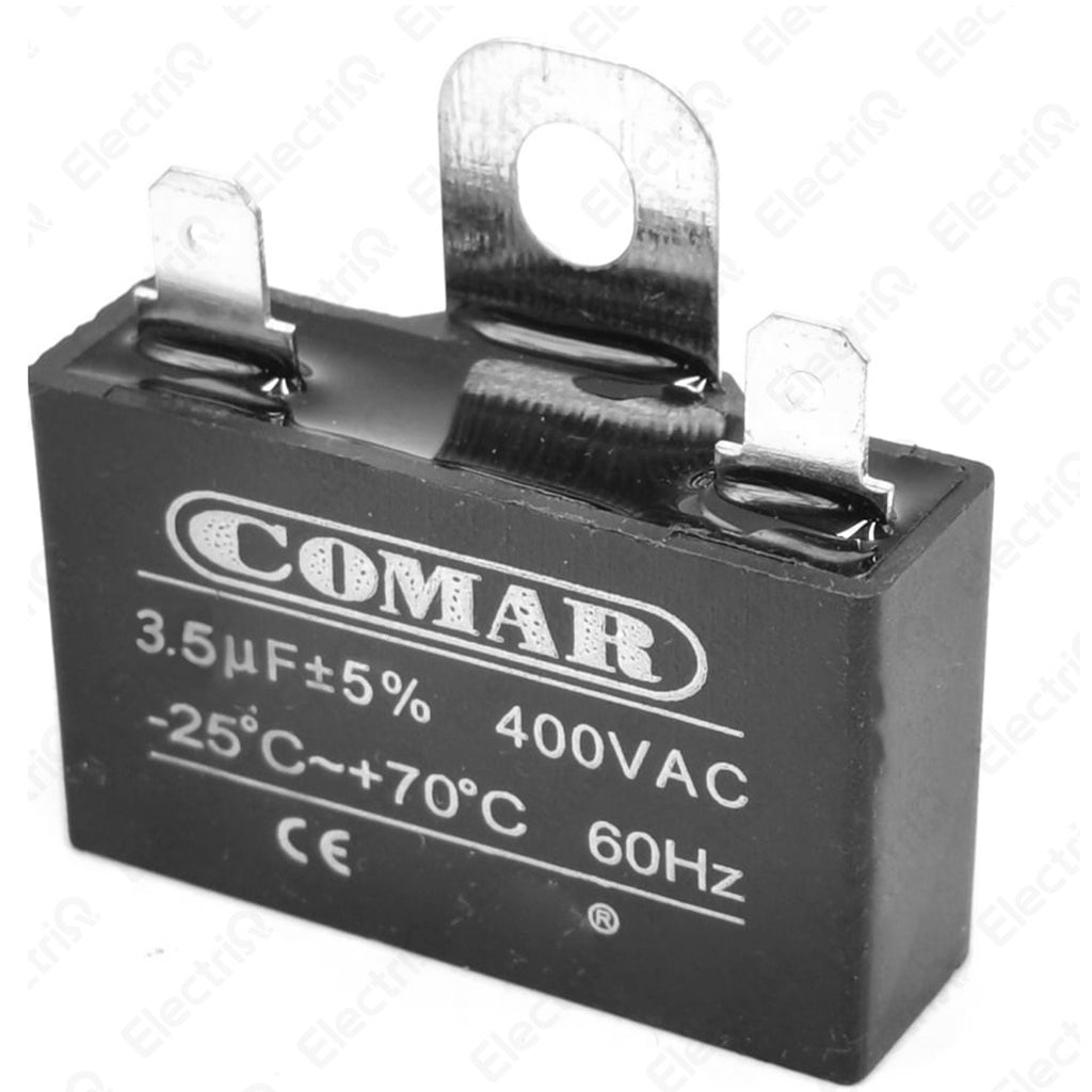 Electriq CBB61 Electric Fan Capacitor Terminal & Wire Type Replacement Part