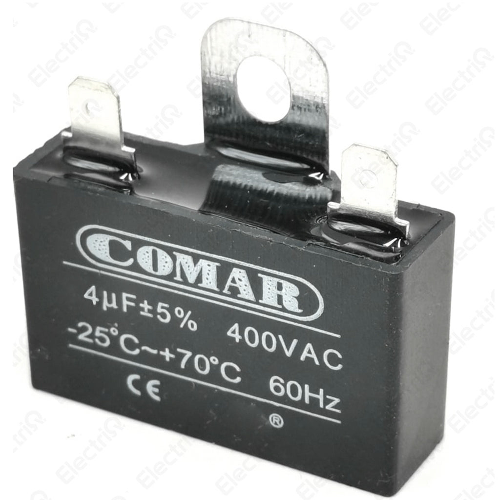Electriq CBB61 Electric Fan Capacitor Terminal & Wire Type Replacement Part