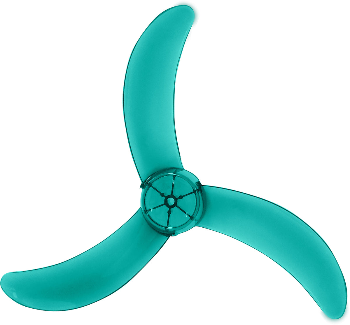 Electriq 18” Transparent Fan Blade (D-Type / Half Moon) for Multi-Brand Electric Fans
