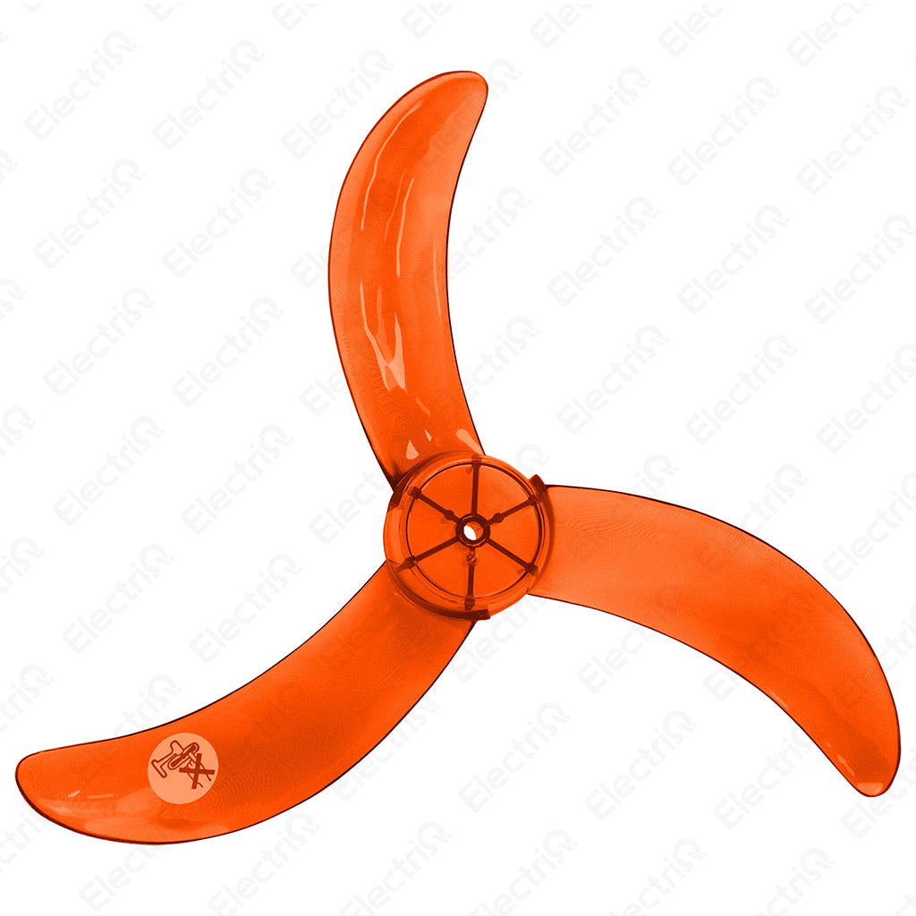 Electriq 18” Transparent Banana Fan Blade (D-Type / Half Moon) Universal Fit
