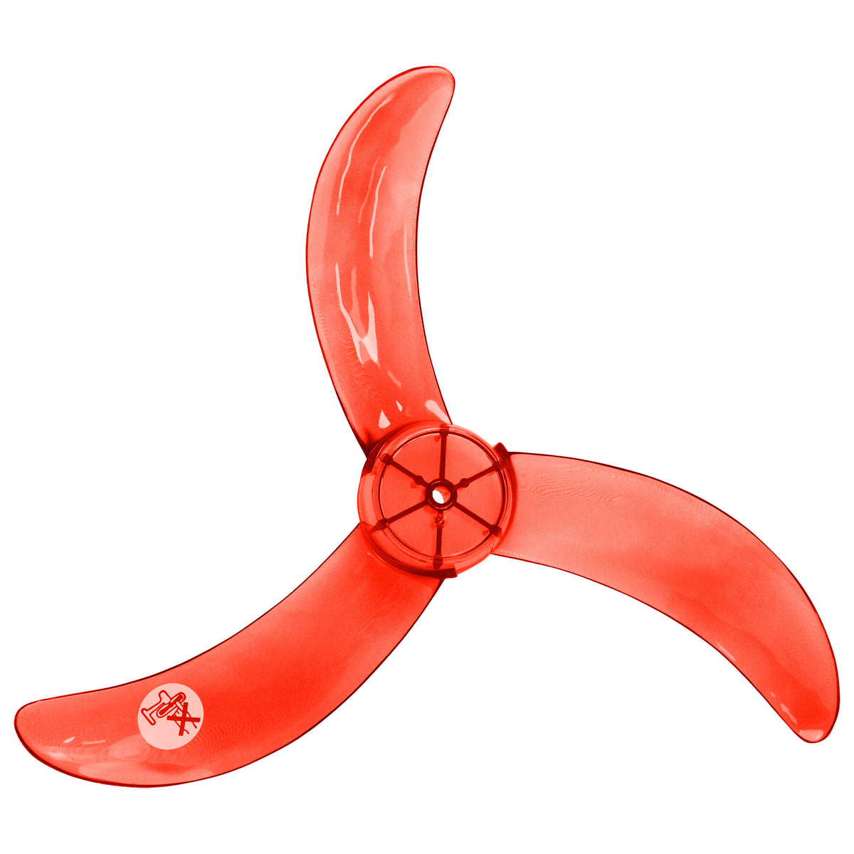Electriq 18” Transparent Banana Fan Blade (D-Type / Half Moon) Universal Fit