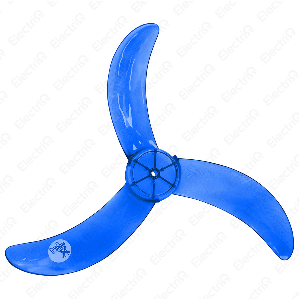 Electriq 18” Transparent Banana Fan Blade (D-Type / Half Moon) Universal Fit