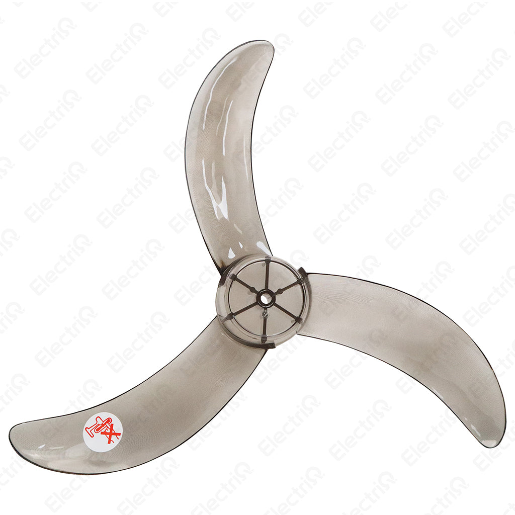 Electriq 18” Transparent Banana Fan Blade (D-Type / Half Moon) Universal Fit