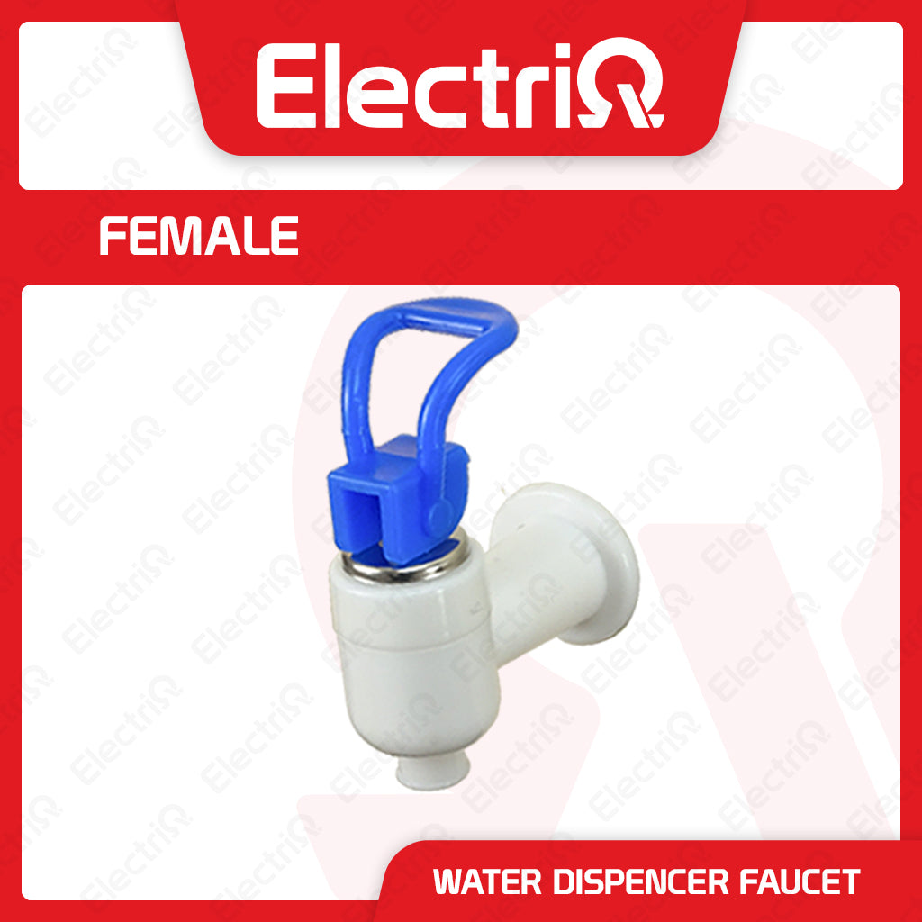 Electriq Water Dispenser Faucet (Male & Female Inlet) PVC Jug Tap Replacement – Hot/Cold
