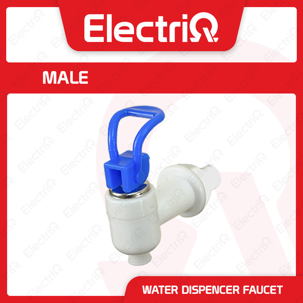 Electriq Water Dispenser Faucet (Male & Female Inlet) PVC Jug Tap Replacement – Hot/Cold