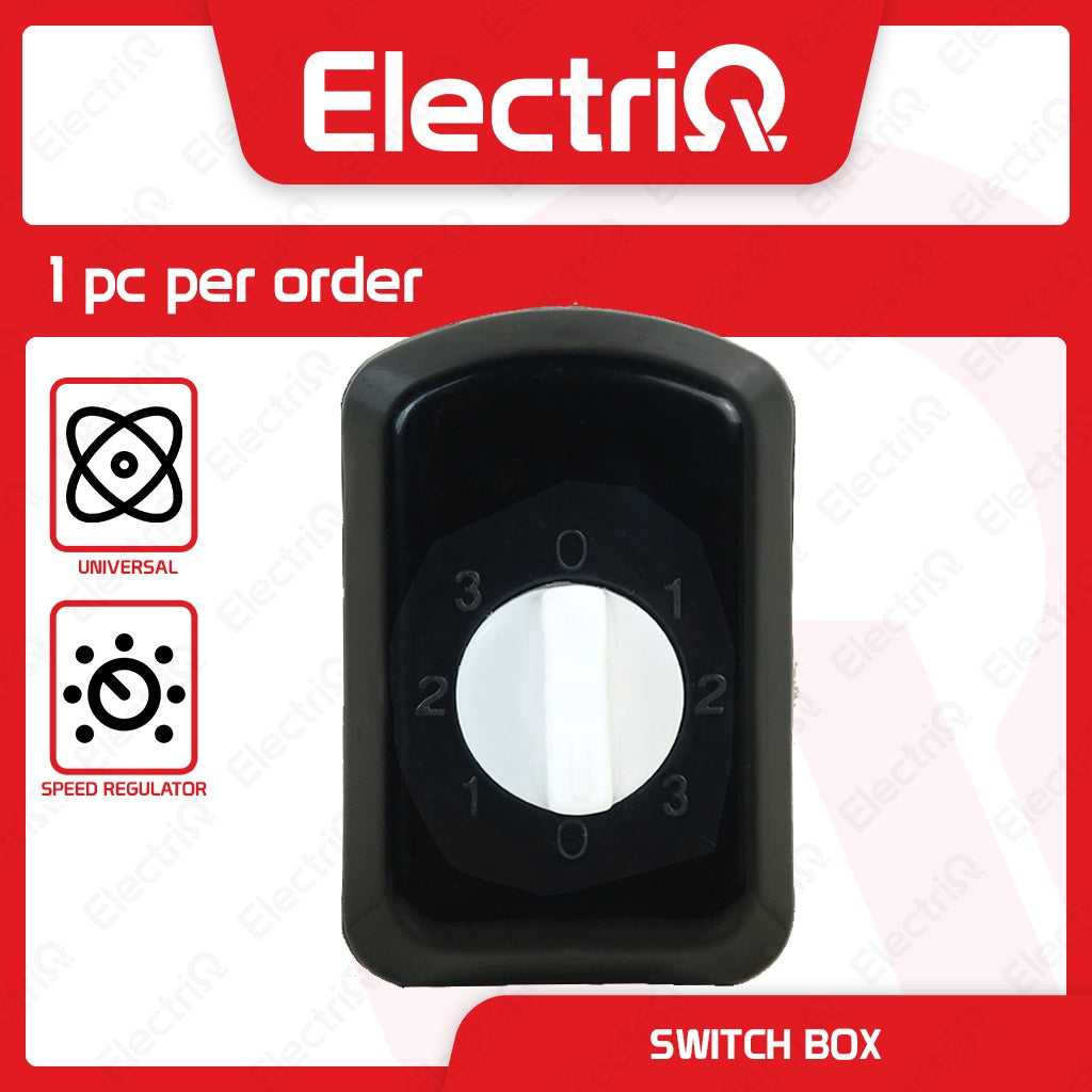 Electriq Industrial Rotary Speed Control Switch for Electric Fan