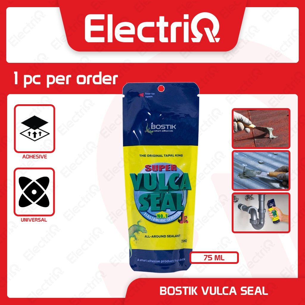 Electriq Bostik Vulcaseal Waterproof Sealant 75mL Water Pipe Repair Glue