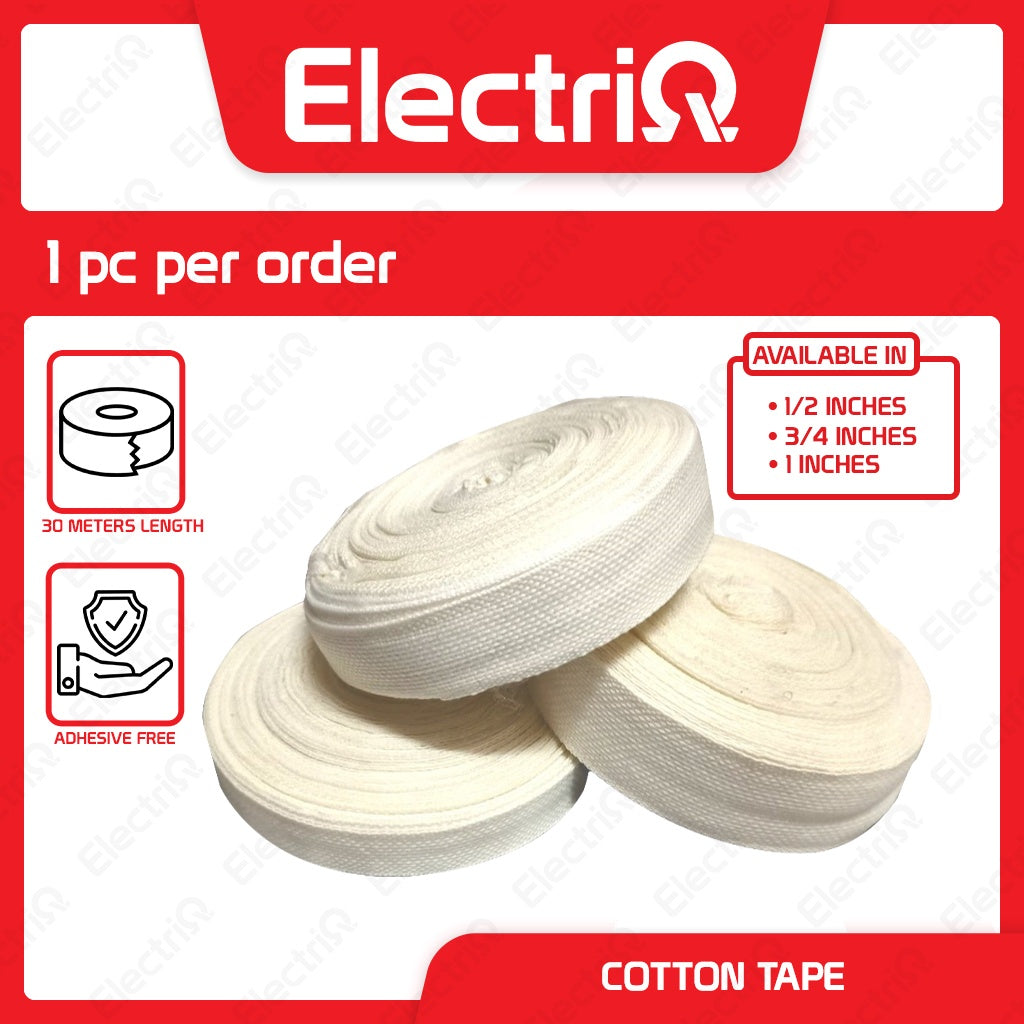 Electriq Cotton Tape for Rewinding Electrical Insulation