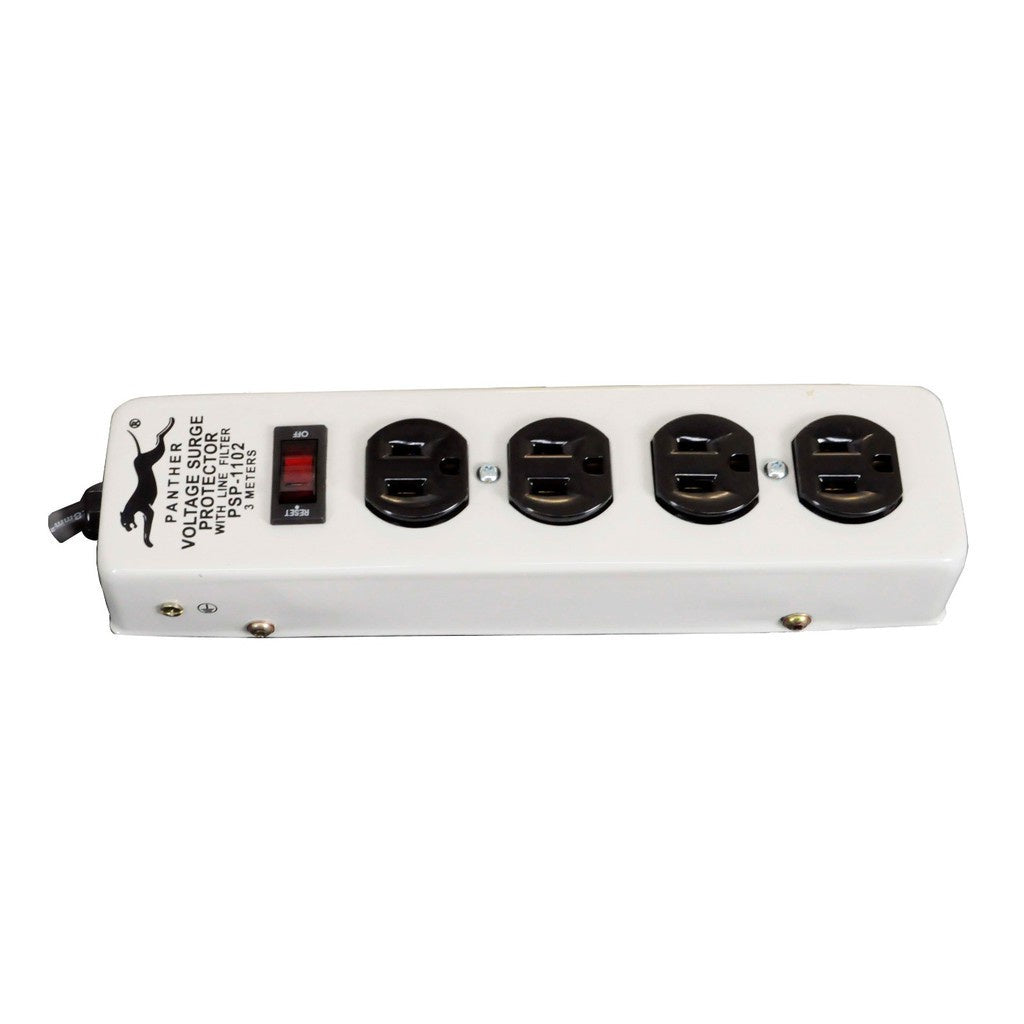 Electriq Panther Power Extension Cord 3M with Surge Protector 4-Outlet