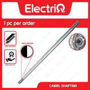 Electriq Half Moon Shafting 8mm 7.5 Inches Electric Fan Replacement Shaft