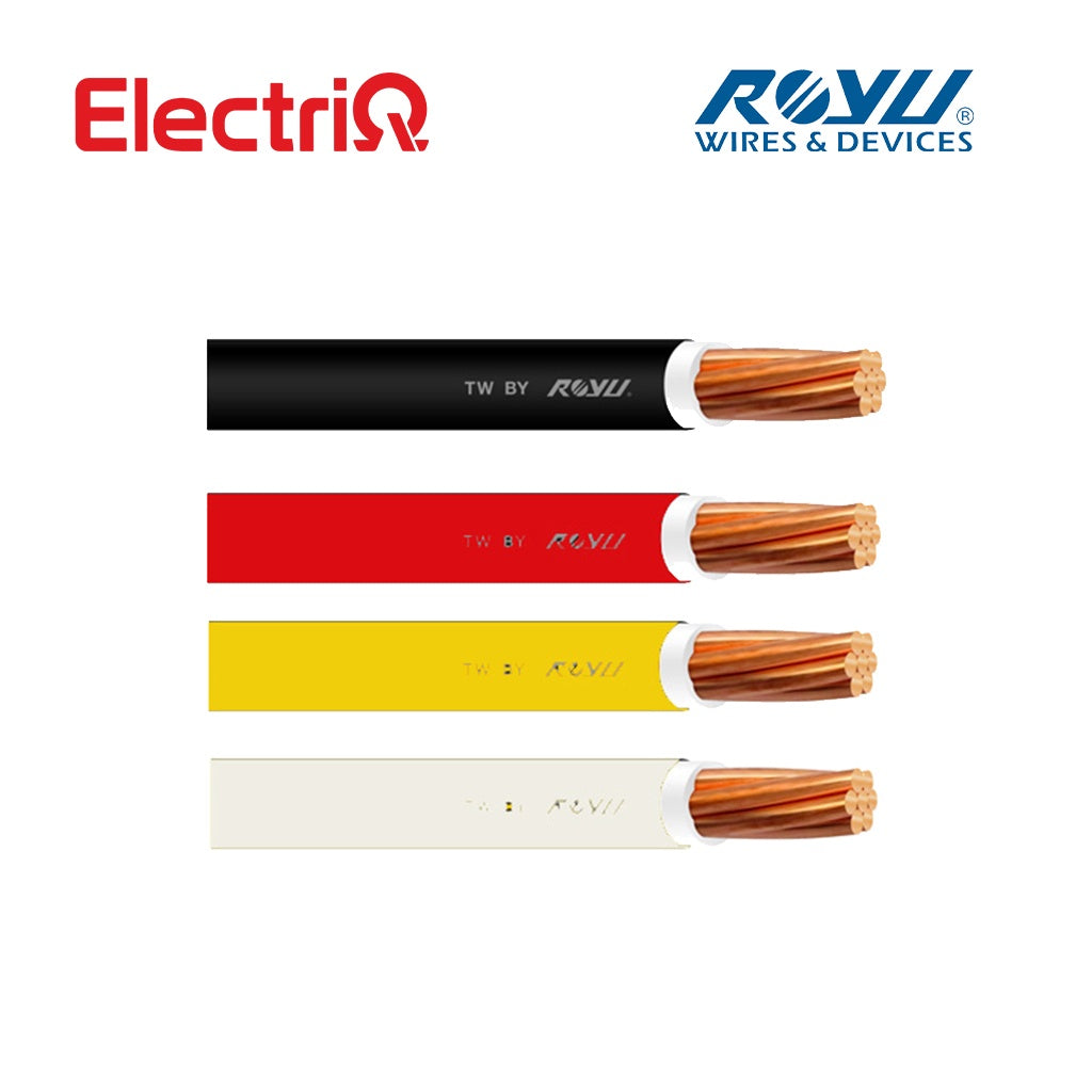 Electriq Royu THHN/THWN Stranded Copper Wire 2mm² AWG14 150M 600V Electrical Cable