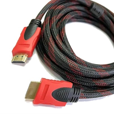 Electriq HDMI Cable 1080P High Speed Gold-Plated Nylon Shield (1.5M / 3M / 5M / 10M)