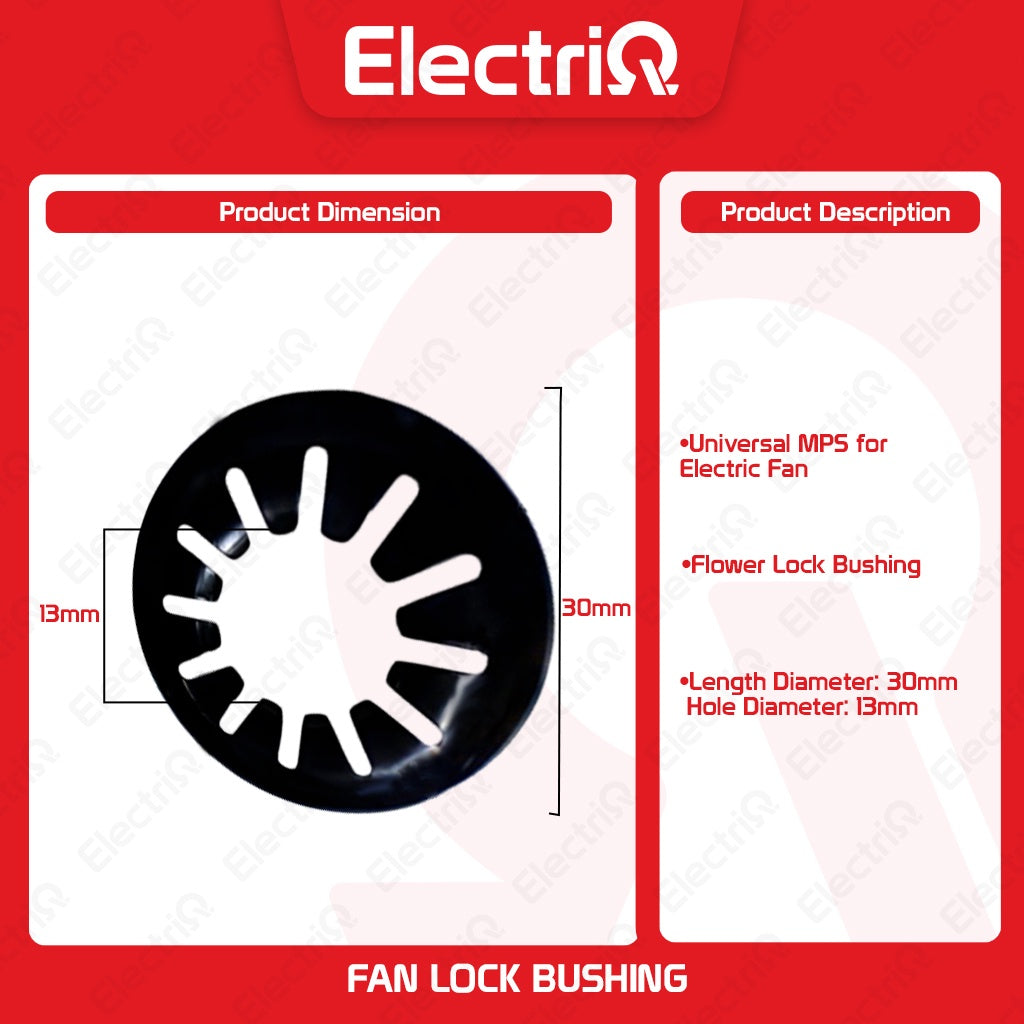 Electriq Flower Lock / Metal Pot Spring Bushing Lock for Electric Fan