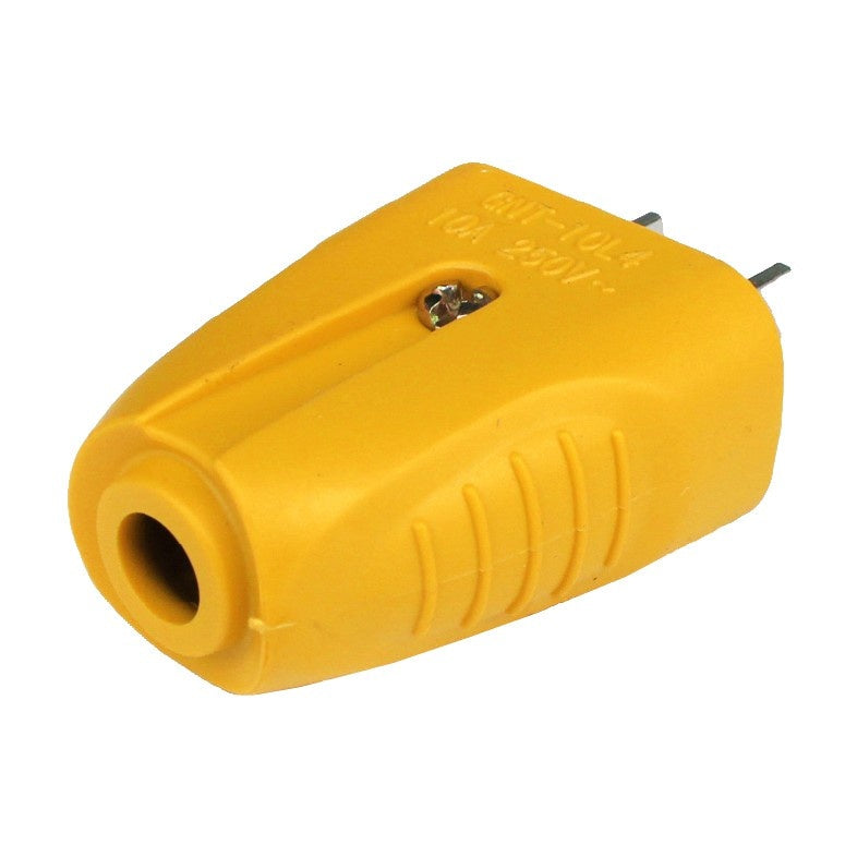 Electriq Bull Plug Unbreakable Yellow Series Heavy Duty Safety Plug 10A 250V