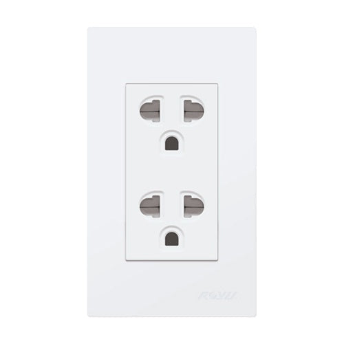 Electriq Royu Super Wide Series Electrical Switches & Outlet WD / WS Series Universal Outlet Switch