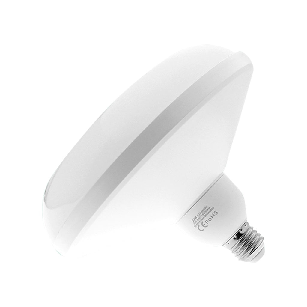 Electriq Omni Circular LED Flat Lamp 12W E27 Daylight / Warm White LFE27-12W Energy Saving LED Bulb