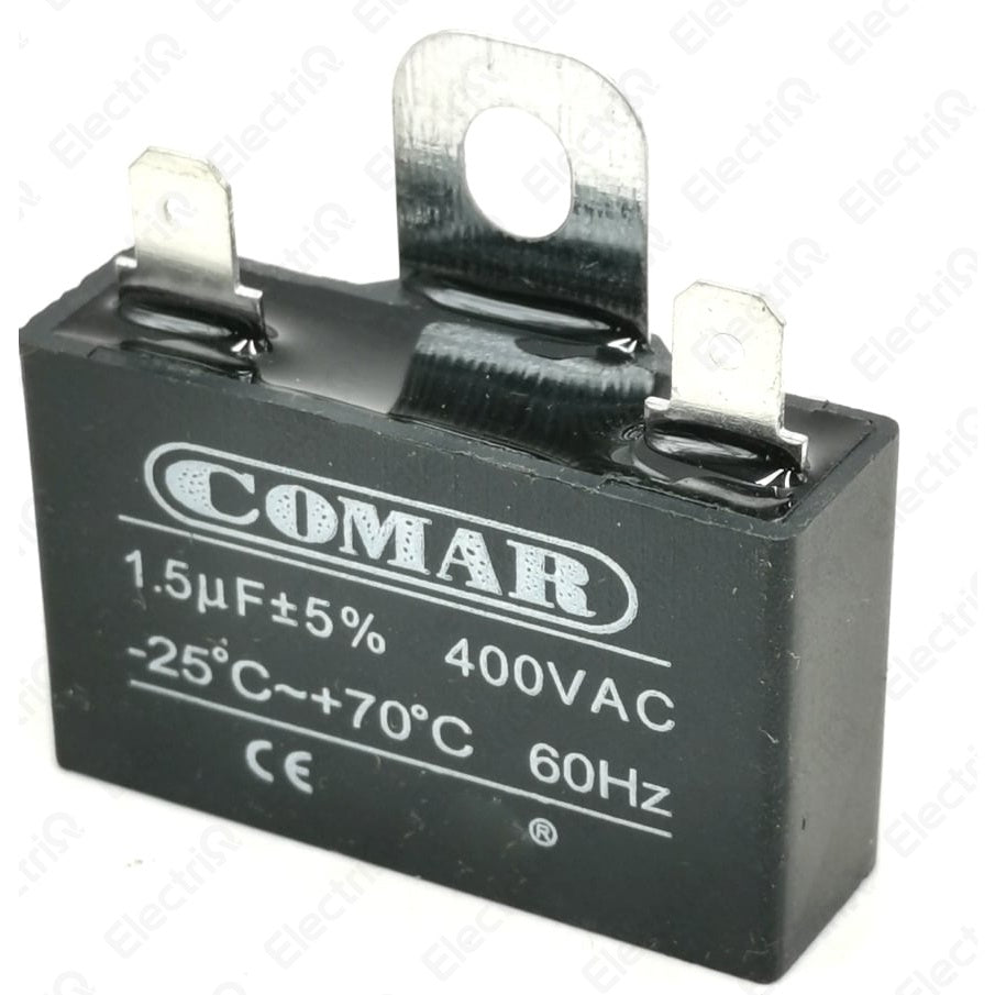 Electriq CBB61 Electric Fan Capacitor Terminal & Wire Type Replacement Part