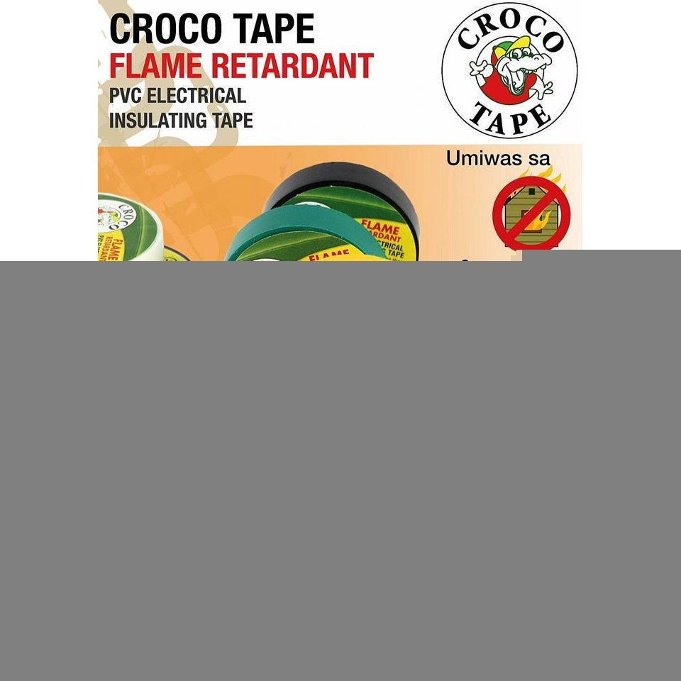 Electriq l Croco Flame Retardant Electric Electrical Tape Black 16M | 4M