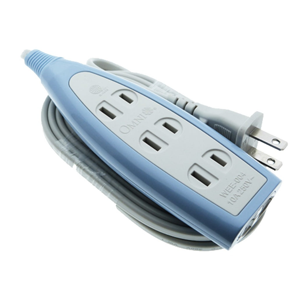 Electriq Omni 4-Gang Extension Power Cord 4M 10A 250V Heavy Duty Power Strip