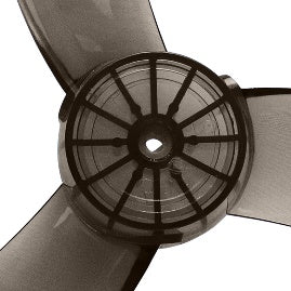 Electriq 20” Transparent Acrylic Fan Blade (Half Moon/D-Type) for Asahi