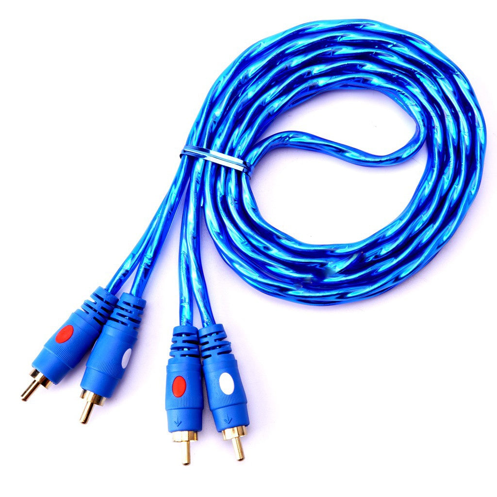 Electriq Heavy Duty 2x2 RCA Male to Male Audio Stereo Cable 1.5M / 3M /5M