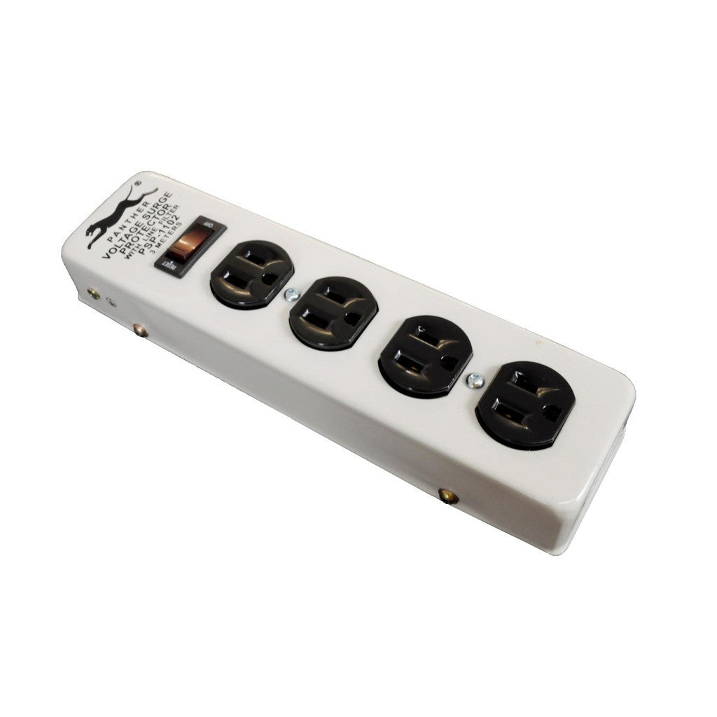 Electriq Panther Power Extension Cord 3M with Surge Protector 4-Outlet