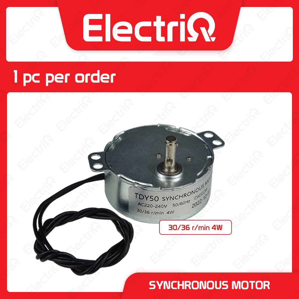 Electriq Universal Synchronous Motor 220V AC Electric Fan Spare Part
