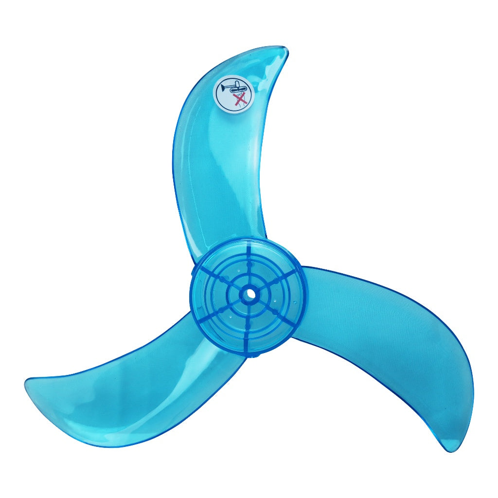 Electriq 16" Standard Banana Type Transparent Fan Blade Replacement Part