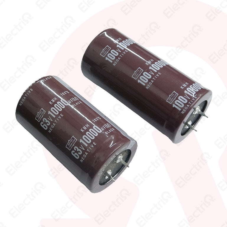 Electriq Electric Welder 100/63V 10000uF Aluminum Electrolytic Capacitor Heavy Duty Spare Parts Only
