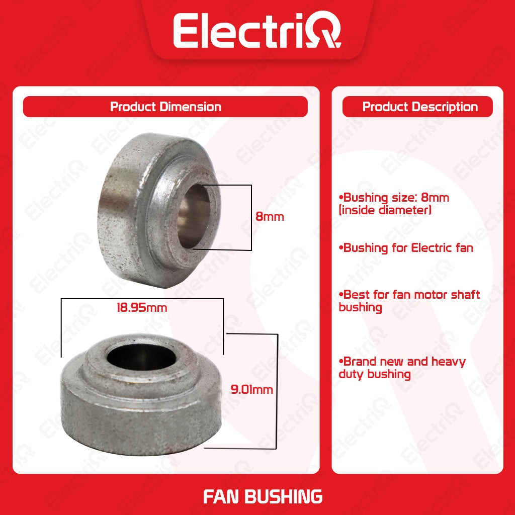 Electriq Sunbeam Box Fan Bushing 8mm Motor Replacement Part