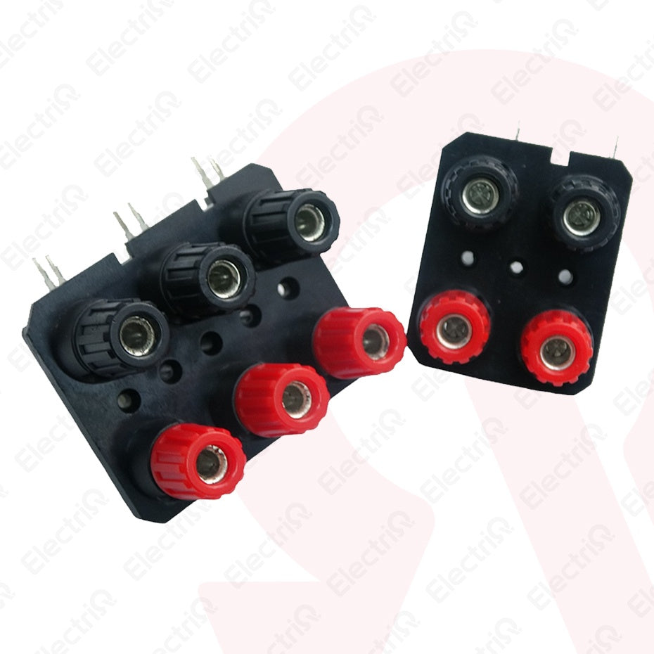 Electriq Universal Stereo Speaker Terminal Binding Post Curve/Bend Type