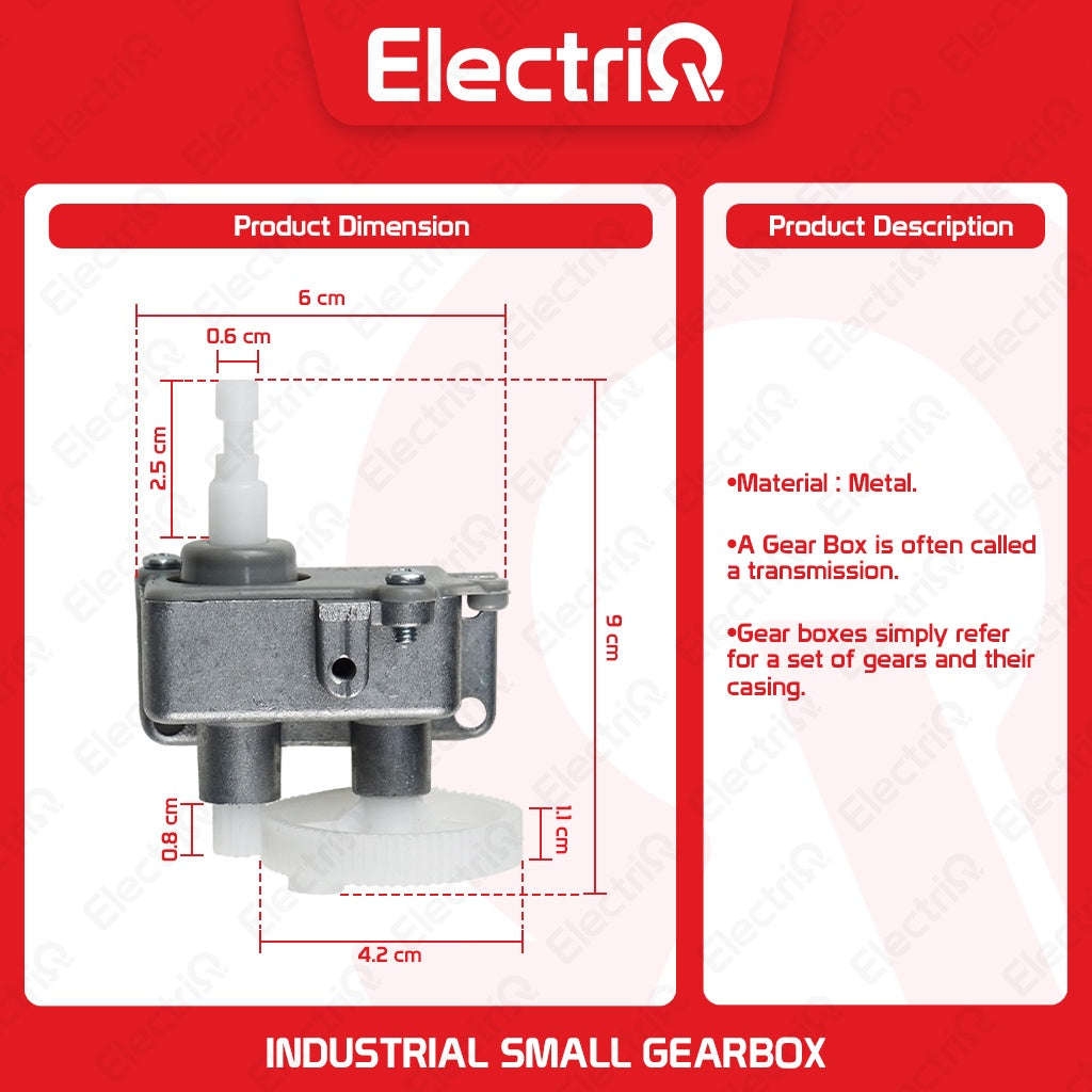 Electriq Industrial Fan Gearbox Assembly Small Electric Fan Spare Part