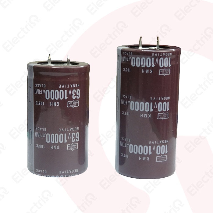 Electriq Electric Welder 100/63V 10000uF Aluminum Electrolytic Capacitor Heavy Duty Spare Parts Only