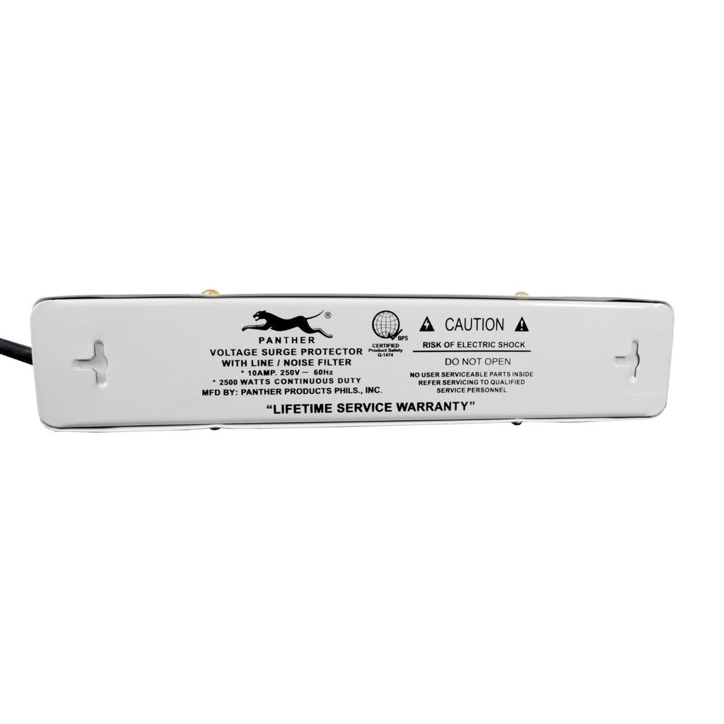 Electriq Panther Power Extension Cord 5M with Surge Protector 6-Outlet