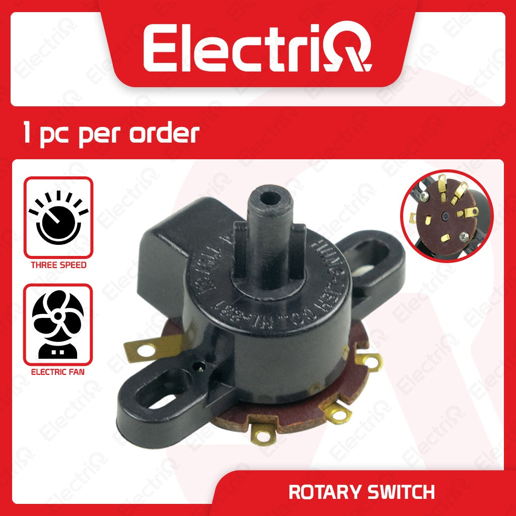 Electriq Universal Rotary Switch for Desk Fan / Stand Fan / Floor Fan Electric Fan Spare Parts Only