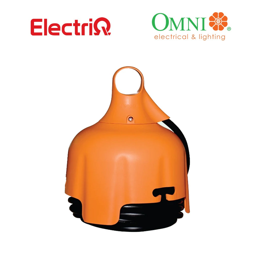 Electriq Omni Heavy Duty Rain-Proof Weatherproof Extension Cord 3-Gang 6M 15A