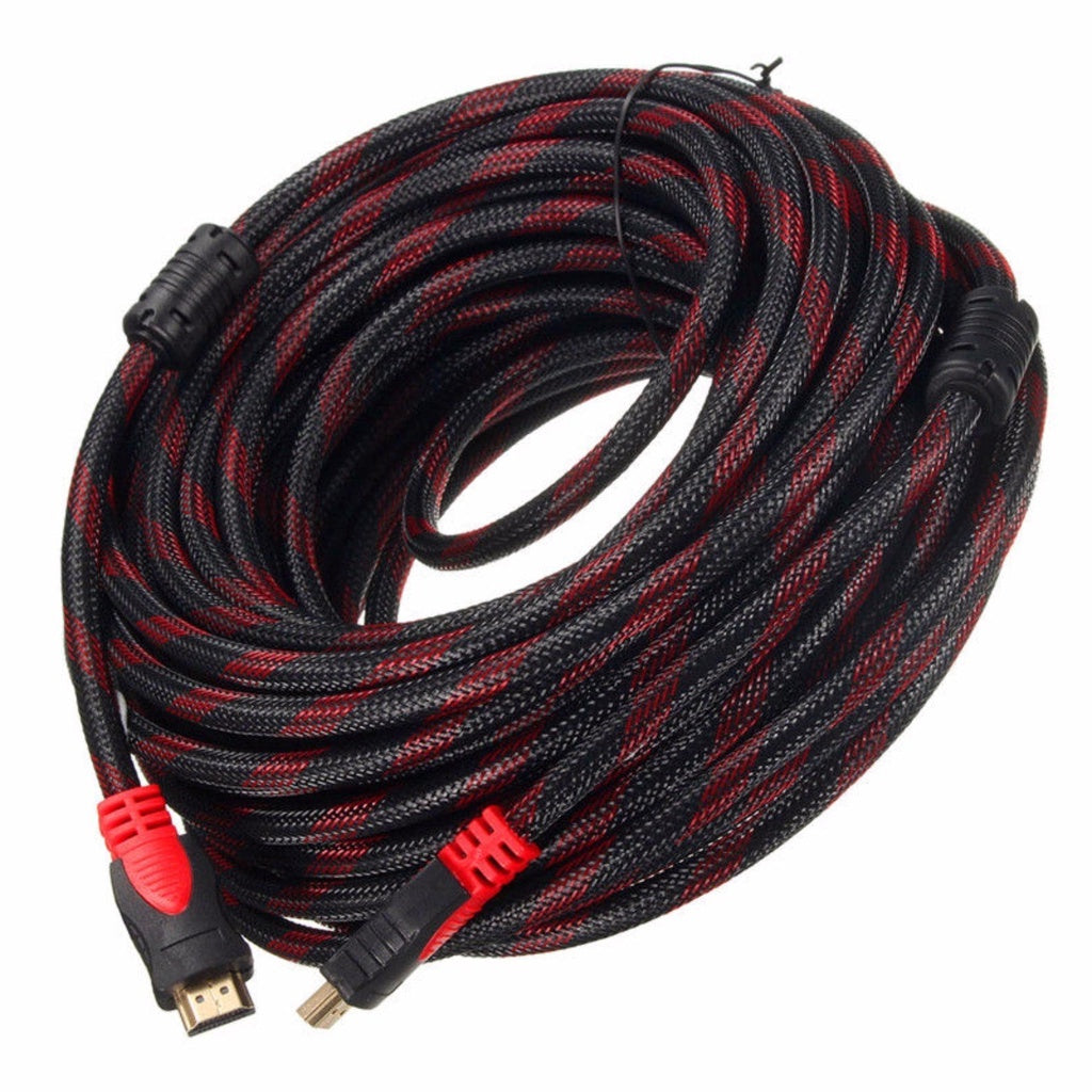 Electriq HDMI Cable 1080P High Speed Gold-Plated Nylon Shield (1.5M / 3M / 5M / 10M)