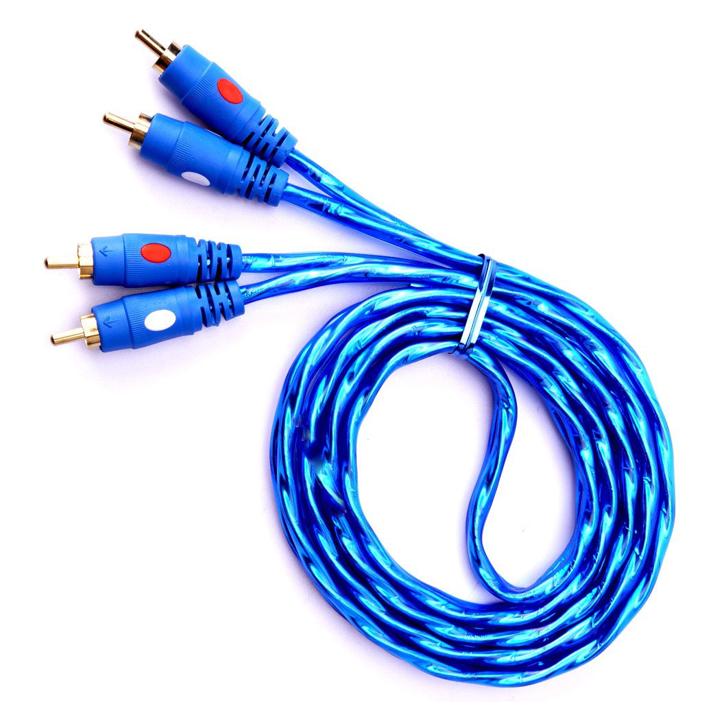 Electriq Heavy Duty 2x2 RCA Male to Male Audio Stereo Cable 1.5M / 3M /5M