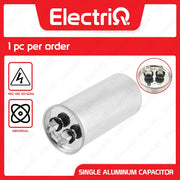 Electriq CBB65 Single Run Capacitor 450VAC Aluminum for Motor, Lighting, Pump & Aircon