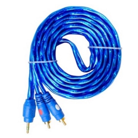 Electriq 3.5mm Jack to 2 RCA Stereo AUX Audio Cable Gold-Plated