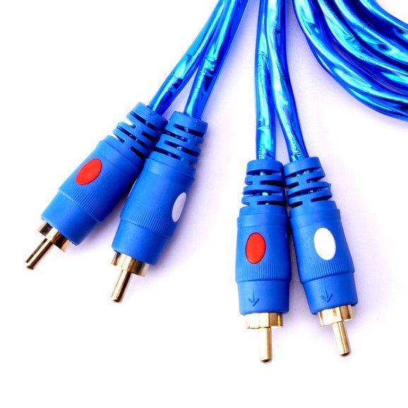 Electriq Heavy Duty 2x2 RCA Male to Male Audio Stereo Cable 1.5M / 3M /5M