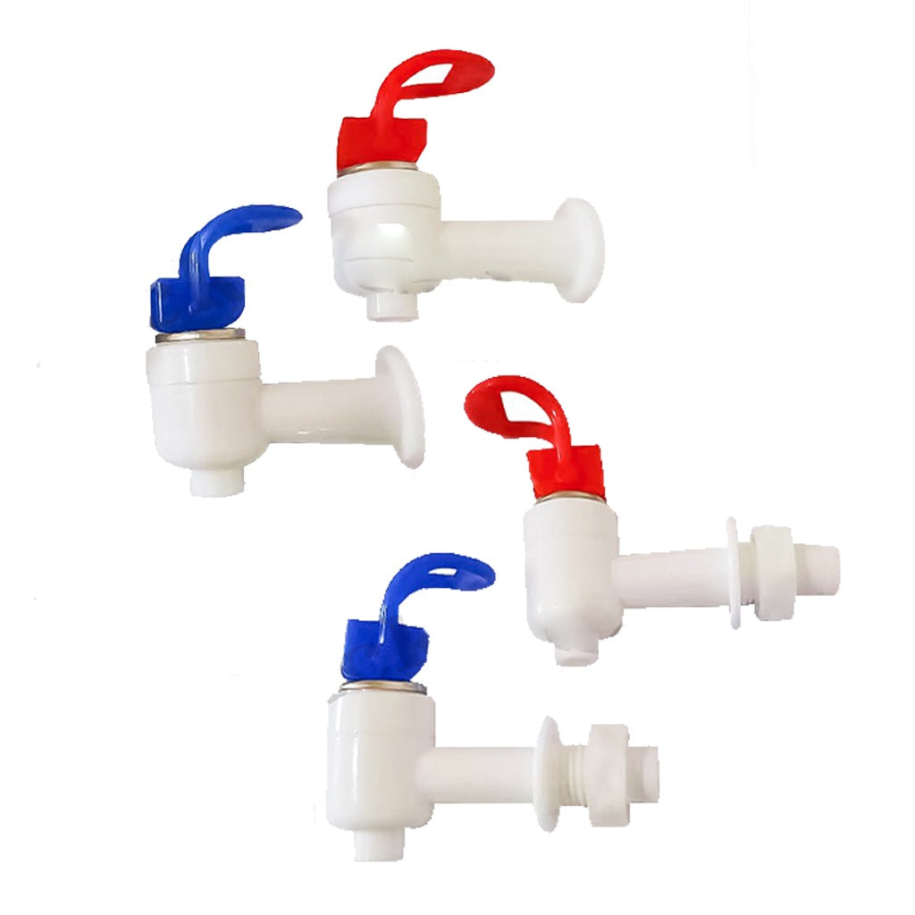 Electriq Water Dispenser Faucet (Male & Female Inlet) PVC Jug Tap Replacement – Hot/Cold