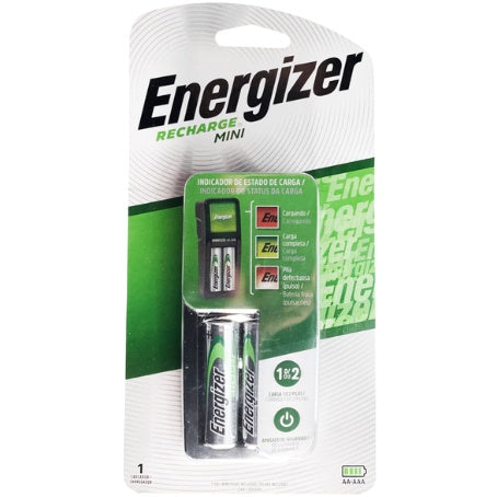 Electriq Energizer AA & AAA Battery Charger with 2 Free Rechargeable Batteries