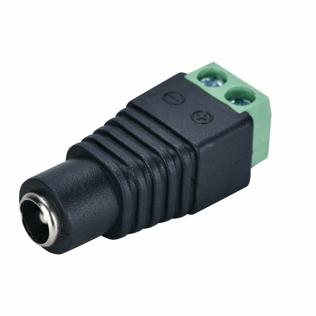 Electriq 12V DC Male & Female Power Balun Plug Connector DC Jack Connector CCTV Camera