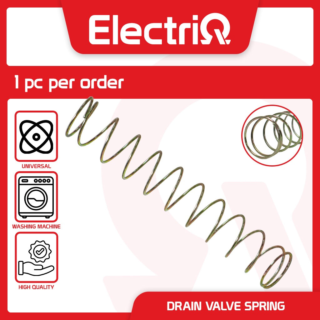 Electriq Washing Machine Drain Valve Spring 11.8cm Replacement Spring for Valve Packing