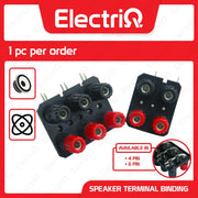 Electriq Universal Stereo Speaker Terminal Binding Post Curve/Bend Type