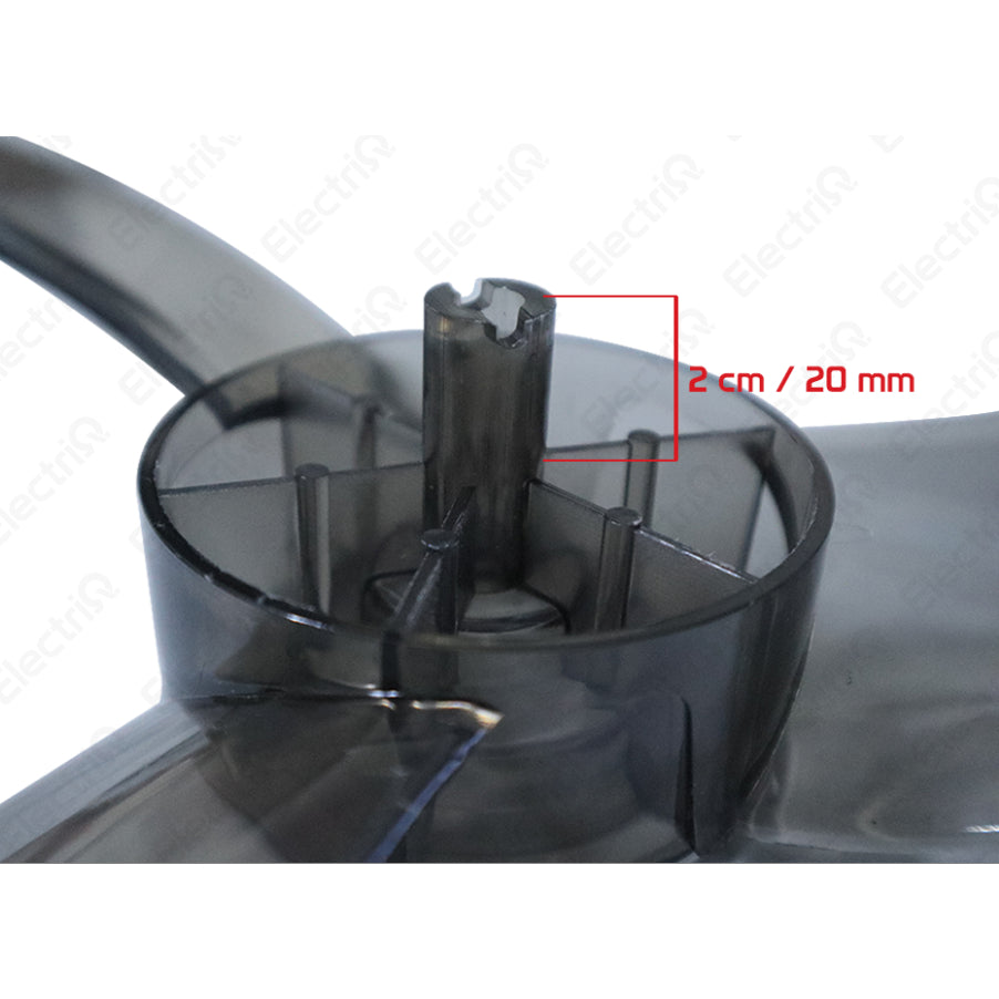 Electriq 16" Standard Banana Type Transparent Fan Blade Replacement Part