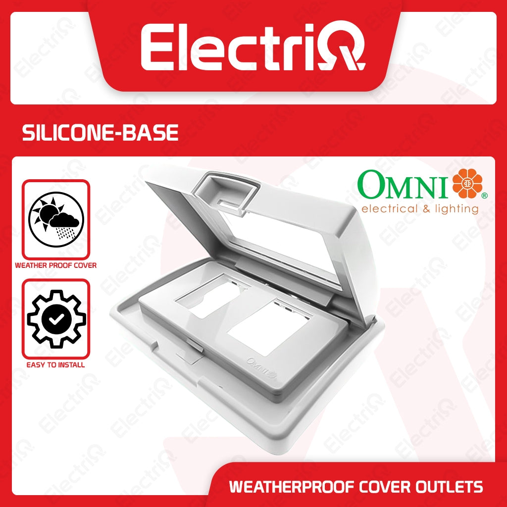 Electriq Omni Weatherproof Cover for Outlets & Switches Silicone Protective Cover