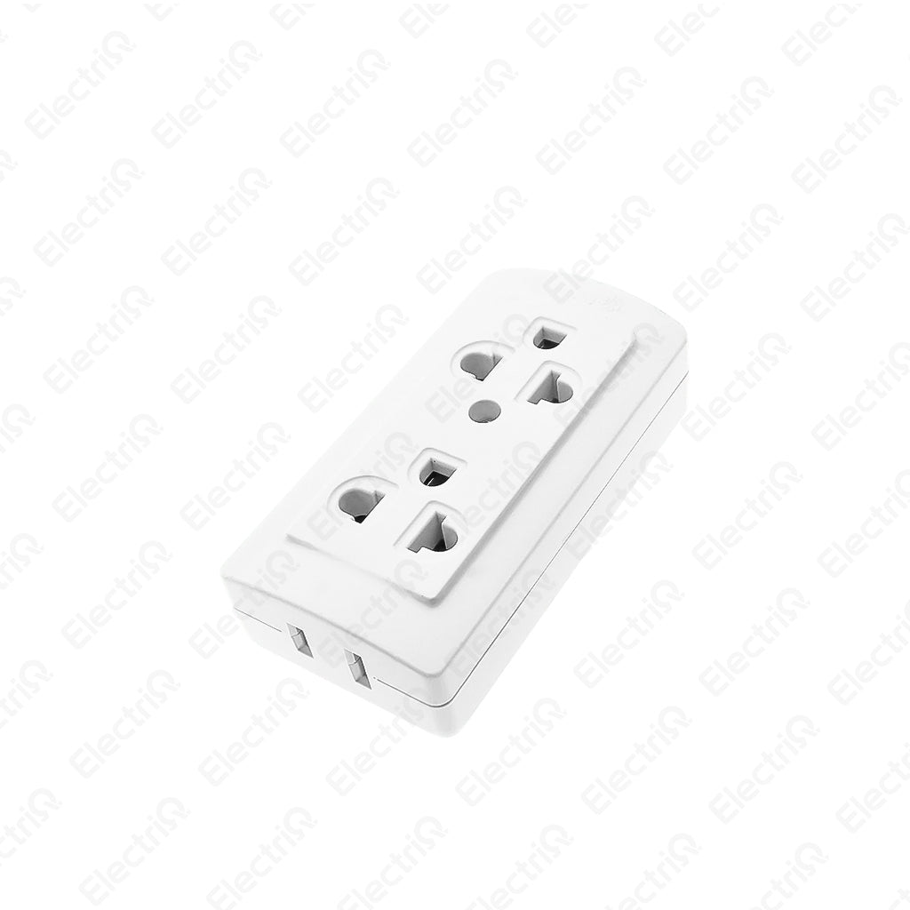 Electriq Omni Surface Convenience Outlet 2-Gang / 3-Gang 10A 250V Heavy Duty