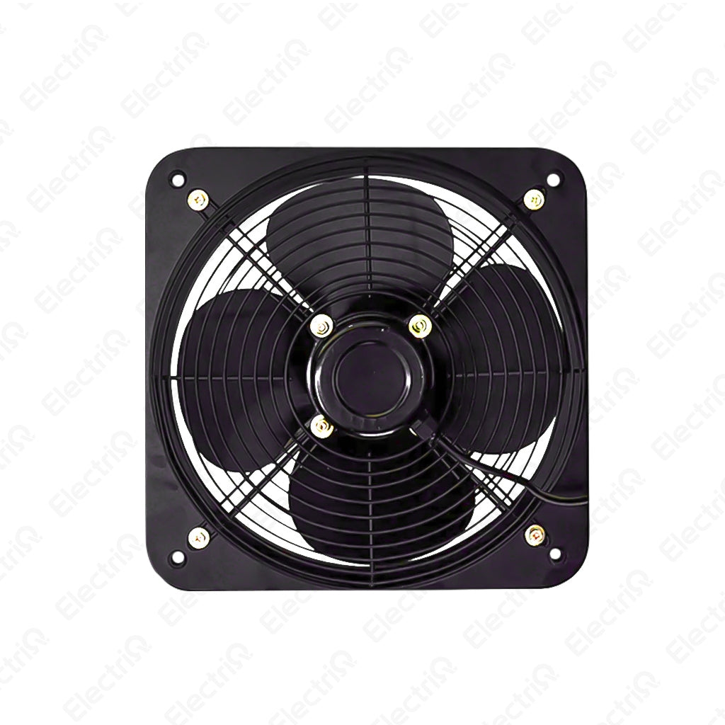 Electriq Omni Industrial Wall Mounted Exhaust Fan 12/14 Inch with Grille 55W
